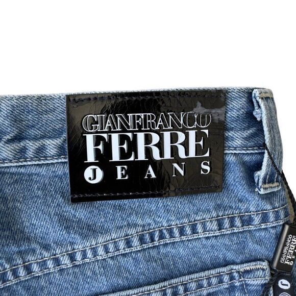 Gianfranco Ferre ITJ High Waist Straight Leg Medium Wash Jeans Women's 31 - Picture 12 of 12